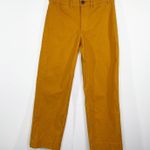 Old Navy Burnt Orange Straight Leg Cotton Blend Pants Women's Size 0 Photo 0