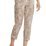  Zenergy Womens 8 Chico's 1 Animal Print Crop Pants Photo 0