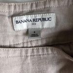 Banana Republic  Linen Mini Above Knee Belted Lined Skirt Tan Beige Small Photo 4