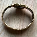 Pierre Jacquard Ladies Watch White Dial Gold Tone Stainless Stretch Bracelet Photo 4