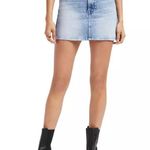 Good American  Denim Mini Skirt in Indigo Blue, NWT, Size 2 Photo 1