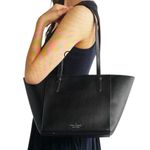 Kate Spade New York Becca Large Tote Black Saffiano Top Zipper Closure NWT Photo 6