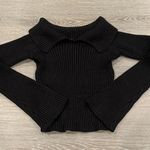 LA Hearts  Black Off-the-Shoulder Sweater Photo 0