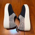 Toms  Amber Black Suede Mini Cheetah Slip-On Ortholite Insole‎ Sneakers Size 9 Photo 6