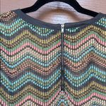 Esley  Chevron Patterned Mini Dress - Multicolor Photo 6