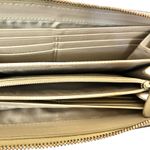 Coach Legacy Studded Accordion Parchment Leather Zip Wallet #F50467 Photo 3