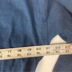 Madewell  women's medium kimono linen blend blue Textured shorts Romper Photo 8