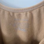 Beige Ribbed Bodysuit Shapewear Tummy Control Womens Size XL Tan Photo 1