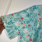 Cuddl Duds  Pajama Cat Cats V-Neck Shirt Top Size Large EUC #0557-OC Photo 2