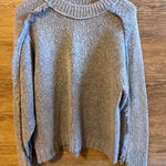 Brochu Walker  sweater fringe 100% Cashmere blue long sleeves luxury excellent Photo 0