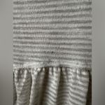 cupio  Women’s Grey Short Sleeve Striped Blouse Babydoll Top -Size Medium Photo 1