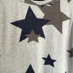 Buffalo David Bitton  Women's Cozy Crewneck Top - Denim Stars - Size Large Photo 2