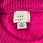 A New Day Vibrant Pink Crew Neck Sweater Photo 2
