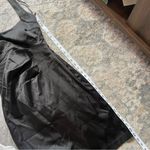 Cache  Y2K Vintage Black Stretch Satin Bodycon Halter Mini Cocktail Dress Size 6 Photo 7