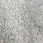 Heart soul  Cream Lace high and low Blouse Sheer Sz XL. Flare back armless. Photo 9