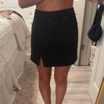 Skies Are Blue  black rhinestone mini skirt Photo 0