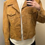 Gale-Sobel Sportswear Vintage 60s/70s Brown Suede Leather Trucker Jacket Size 52 Photo 0