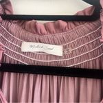 Mustard Seed  Dusty Rose Mini Dress Long Sleeve Photo 3