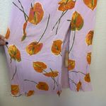 Reformation  Juliette Floral Midi Dress Lilac Women's Size 4 NWT Photo 6