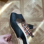 Crocs Black and Multicolor Plaid Sandals Photo 6