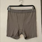 SKIMS  Light Gray Ribbed Tank and Shorts Set Size XLarge Photo 2