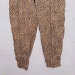 Knox Rose  Women's Leopard Print High Waisted Lyocell Jogger Pants size small Photo 3