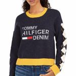 Tommy Hilfiger Women’s  Denim Argyle Sweater Photo 0