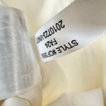 J.Crew  Scoopneck Vest Drapey Crepe Suiting Classic Minimalist Ivory US 00 NWT Photo 6