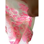 Free People Floral Print Linen Gauzy Tote Bag Pink One Size Boho Summer Festival Photo 7