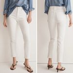 Madewell NEW  Stovepipe Jeans in Pure White,‎ 26 Photo 1
