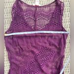 Sundance  100% Silk Embroidered Wine Slip Maxi Dress size 6 boho resort‎ coastal Photo 5
