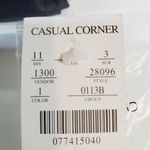 Buttons Casual Corner Black Sleeveless Linen Button Down Collared Dress  Size 6 Photo 8