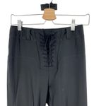Unravel Project Ben Taverniti Lace Up Leggings Skinny Satin Black Size Small Black Photo 4