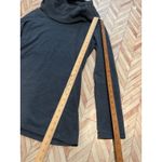 Converse  Blue Cowl Women’s Neck Long Sleeve Top Large Blue Shirt Fall Winter L Photo 3