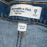 Abercrombie & Fitch The Mom High Rise Curve Love Denim Shorfs Size 29 (8) Photo 4