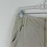 We The Free Super Wide Leg Cropped Corduroy Pants Tan Beige Size 30 Photo 1