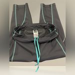 The North Face Gray Athletic Pants with Teal Accents Photo 2