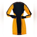 Shane Justin Runway NWT Black and Orange Bodycon Dress with Thumb Holes Size XS Photo 1