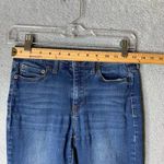 Aeropostale Jeans Womens 2 Blue High Waisted Stretch Denim Jegging Distressed Photo 4