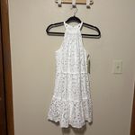 Gianni Bini  Ivory Eyelet‎ Halter Dress Size 0 NWT Photo 2