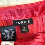 Torrid  2 velvet halter high neck top blouse TS 2565 Photo 5