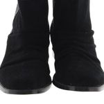 joe's jeans 5.5 Janette Bootie Black Suede Leather - Ankle Boots, Ruched, MSRP $189 Photo 3