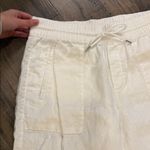 Athleta  Retreat Wide Leg Linen Pant // Calla Lily Medium Petite Photo 2