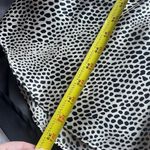 Cinema Etoile black white feather cheetah slip robe nightgown lingerie medium Photo 8