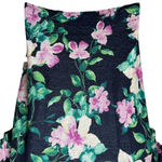 J.Jill  100% Linen Floral Print Tie Hem Top Coastal Lagenlook Feminine S Photo 6