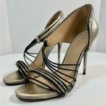 LAMB Women's Karoline Strappy Stiletto Heels Gunmetal size 10 M Y2K Photo 0