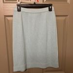 St. John Vintage  Evening Blue Knit Crystal 2Pc Skirt and Jacket Suit Quiet Luxury Photo 8