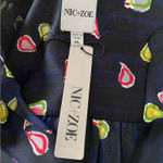 Nic+Zoe Dress XL Long Sleeve Fall Boho Dress Party Pears Relaxed Thanksgiving Photo 4