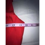 VTG 80s Damon II Red Sleeveless Button Down Sheath Dress Size 12 Made In Mexico Photo 11