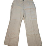 Ralph Lauren NWT Lauren  100% Linen Trousers 16W Tan Khaki Beige Pant Euro Summer Photo 0